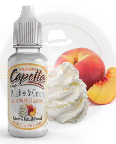 Peaches and Cream Flavor CAP - Boss Vape