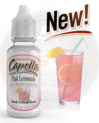 Pink Lemonade Flavor CAP - Boss Vape