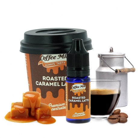 Roasted Caramel Latte - Coffee Mill One Shot 10ml - Boss Vape