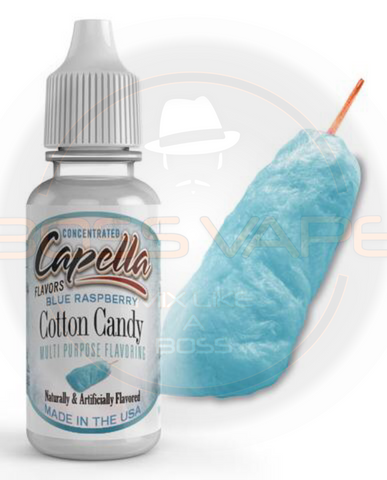 Blue Raspberry Cotton Candy Flavor CAP - Boss Vape