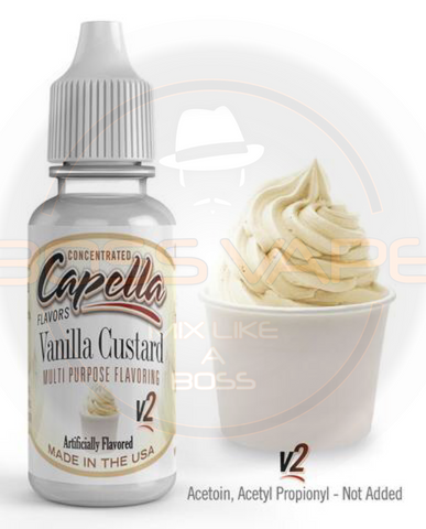 Vanilla Custard v2 Flavor CAP - Boss Vape