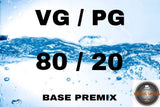 Premixed Base Liquid 80/20 - Boss Vape