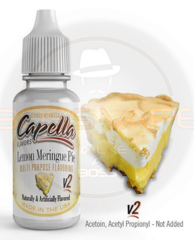 Lemon Meringue Pie v2 Flavor CAP - Boss Vape