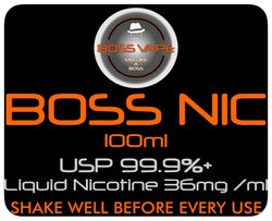 Boss Nic Nicotine (USP Grade) 36mg - Boss Vape