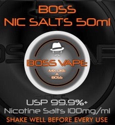 Boss Nic Nicotine Salts (USP Grade) 100mg