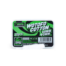 Wotofo Agleted Cotton 3mm (30 Pack)